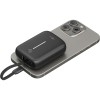 Varavirtalähde 10 000 mAh, sisäänrakennetulla USB-C-kaapelilla