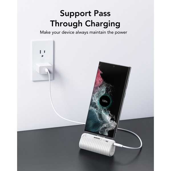 Virtalähde 18,5 W, 5000 mAh