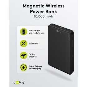 Magneettinen langaton varavirtalähde 10 000 mAh