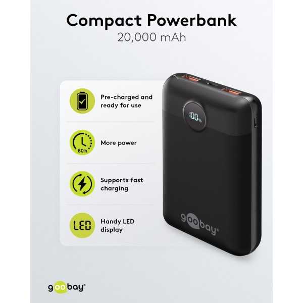 Varavirtalähde 20 000 mAh