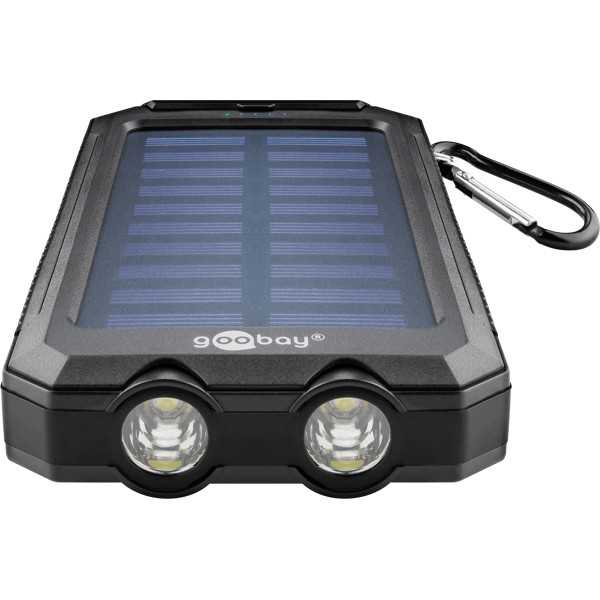 Ulkokäyttöön tarkoitettu aurinkokennovirtapankki 8 000 mAh