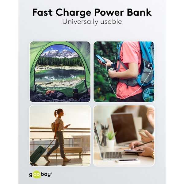 Fast Charge Power Bank 20,000 mAh with Power Delivery