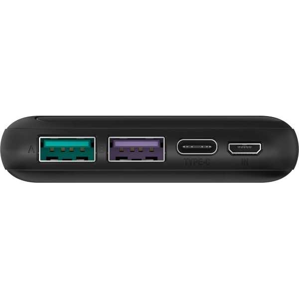 Pikalatausvirtapankki 10 000 mAh virransyötöllä