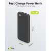 Pikalatausvirtapankki 10 000 mAh virransyötöllä