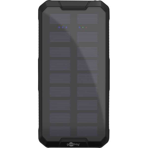 Ulkokäyttöön tarkoitettu aurinkokennovirtapankki 20 000 mAh virransyötöllä