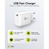 25 W USB-C PD GaN -pikalaturi, valkoinen