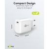 25 W USB-C PD GaN -pikalaturi, valkoinen