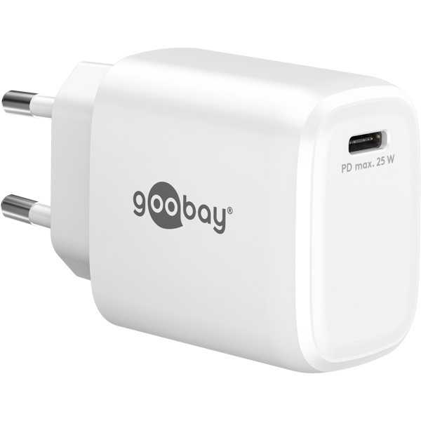 25 W USB-C PD GaN -pikalaturi, valkoinen