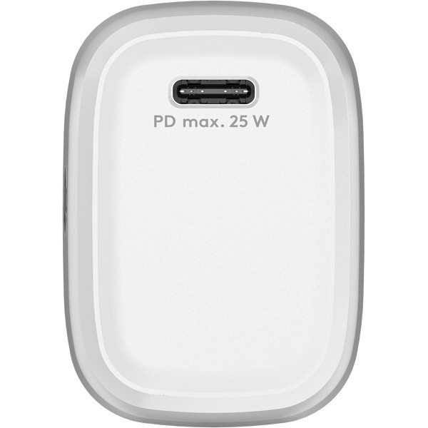 25 W USB-C PD GaN -pikalaturi, valkoinen