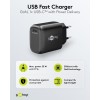 25 W USB-C PD GaN -pikalaturi, musta