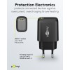 25 W USB-C PD GaN -pikalaturi, musta