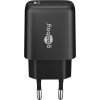 25 W USB-C PD GaN -pikalaturi, musta