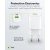 20 W USB-C PD GaN -kaksoispikalaturi, valkoinen