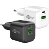 20 W USB-C PD GaN -kaksoispikalaturi, musta