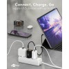 65 W USB-C PD GaN -pikalaturi Nano, musta