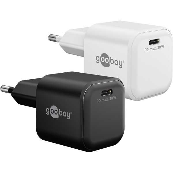 30 W USB-C PD GaN -pikalaturi Nano, valkoinen