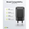 30 W USB-C PD GaN -pikalaturi Nano, musta