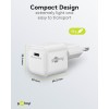 20 W USB-C PD GaN -pikalaturi Nano, valkoinen