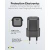 20 W USB-C PD GaN -pikalaturi Nano, musta