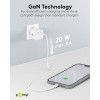 20 W USB-C PD GaN -pikalaturi Nano, valkoinen