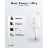 20 W USB-C PD GaN -pikalaturi Nano, valkoinen