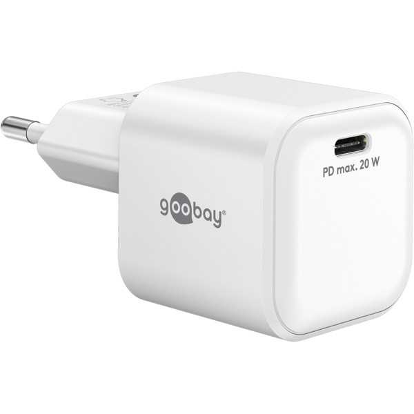 20 W USB-C PD GaN -pikalaturi Nano, valkoinen