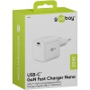 20 W USB-C PD GaN -pikalaturi Nano, valkoinen