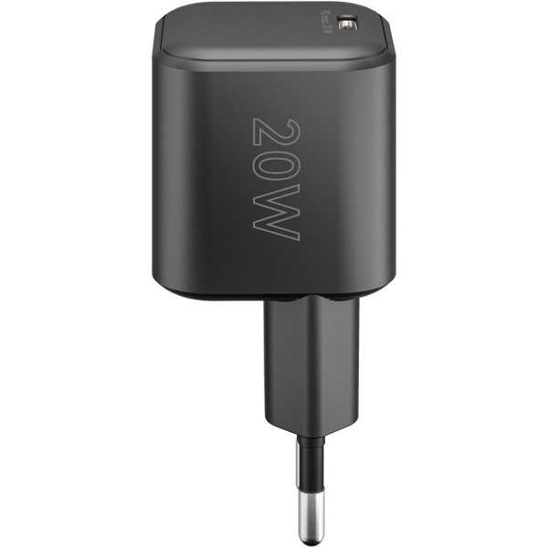 20 W USB-C PD GaN -pikalaturi Nano, musta