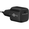 30 W USB-C PD GaN -pikalaturi Nano, musta