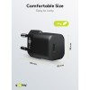 30 W USB-C PD GaN -pikalaturi Nano, musta