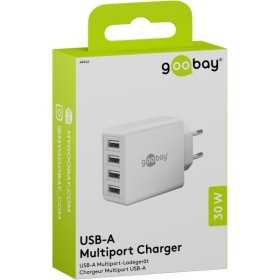 30 W USB-A -moniporttilaturi, valkoinen