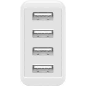 30 W USB-A -moniporttilaturi, valkoinen