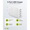 30 W USB-A -moniporttilaturi, valkoinen