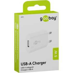 5 W USB-A-laturi, valkoinen
