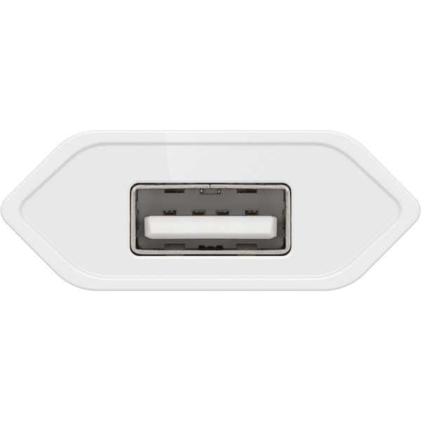 5 W USB-A-laturi, valkoinen