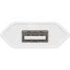 5 W USB-A-laturi, valkoinen