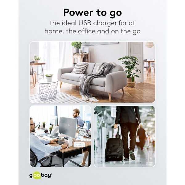5 W USB-A-laturi, valkoinen