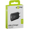 5 W USB-A-laturi musta