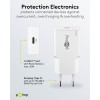 25 W USB-C PD GaN -pikalaturi, ohut, valkoinen