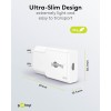 25 W USB-C PD GaN -pikalaturi, ohut, valkoinen