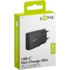 20 W USB-C PD GaN -pikalaturi, ohut, musta