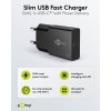 20 W USB-C PD GaN -pikalaturi, ohut, musta