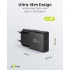 20 W USB-C PD GaN -pikalaturi, ohut, musta