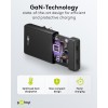 65 W USB-C PD GaN -kaksoispikalaturi 90° litteä musta