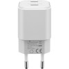 35 W USB-C PD GaN -kaksoispikalaturi, nano, valkoinen