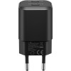 35 W USB-C PD GaN -kaksoispikalaturi, musta