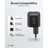 35 W USB-C PD GaN -kaksoispikalaturi, musta