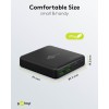 100 W USB-C PD GaN -moniporttipöytälaturi, musta