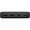100 W USB-C PD GaN -moniporttipöytälaturi, musta