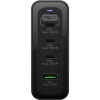 240 W USB-C PD GaN -moniporttipikalaturi, musta